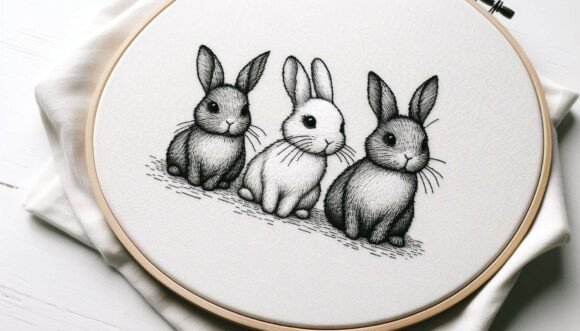 Embroidery Fabric Bunnies: A Seasonal Design Review
